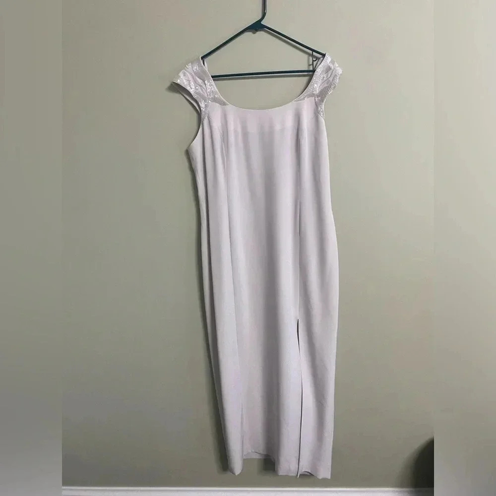 Daymor Couture By Mercedes Ferreira Dress Gown White Size 14 Formal Wedding